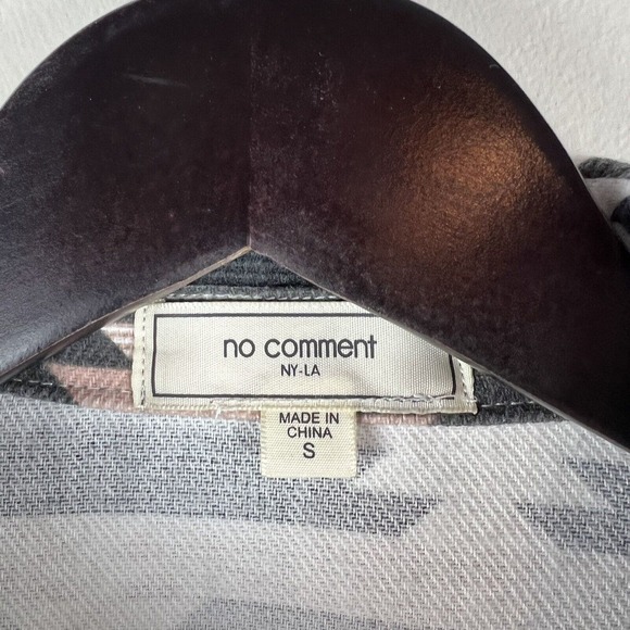 No Comment NY LA Womens Aztec Shacket Size Small Jacket - Picture 3 of 8